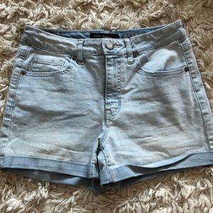 high-waisted shorts
